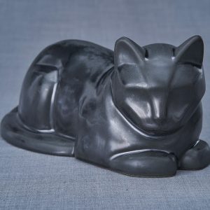 Pulvis Art Cat Urn matt glaze