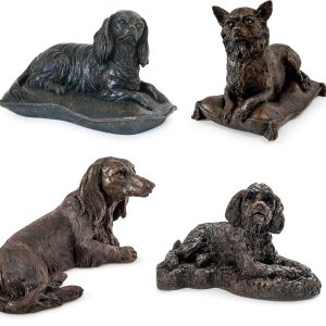 Cast Petribute Dog Urns