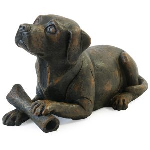 Dog With Bone Urn