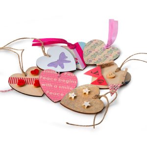 Heart Message Tag